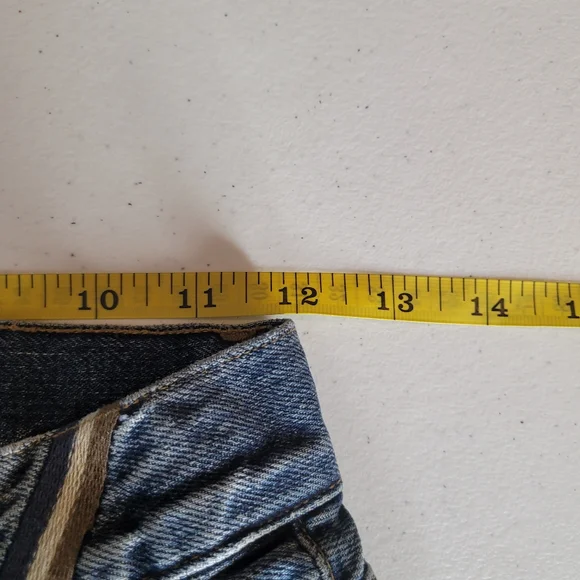 Jean Atelier SAMPLE Size 24 Women’s Selvaged 100% Cotton Denim Button Front Fly